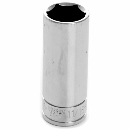 VORTEX W38322 0.38 In. Drive 0.69 In. 6 Point Deep Well Socket VO3294126